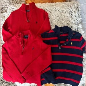 Bundle of 3 POLO Ralph Lauren sweaters. Purchase 3 for the price of 1!! Size 7